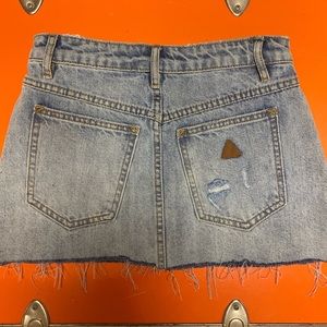 Micro mini denim skirt by Abrand Jeans